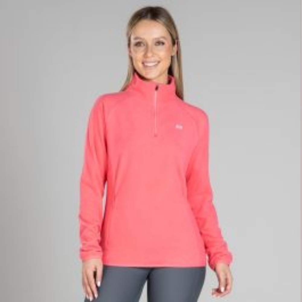 The North Face Women's Half Zip Turtleneck Stretch Fleece Sweater